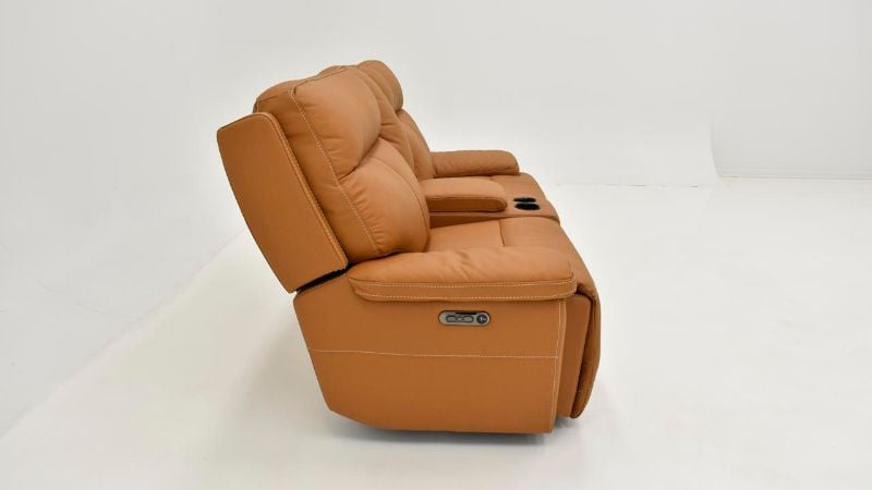 Picture of Fletcher Power Loveseat - Brown