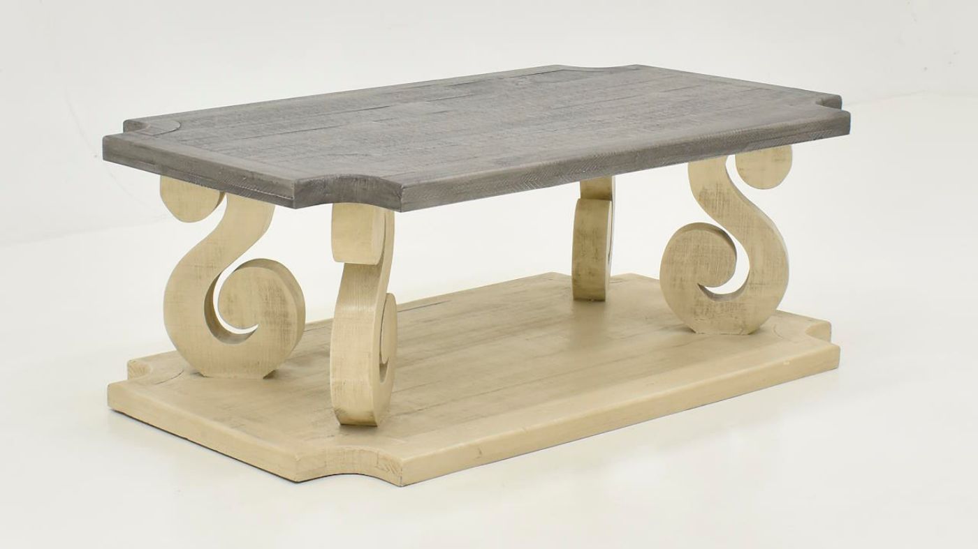 Picture of Ella Coffee Table - Dove with Gray Top