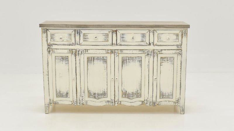 Picture of Lexie 4 Drawer 4 Door Console - Off White