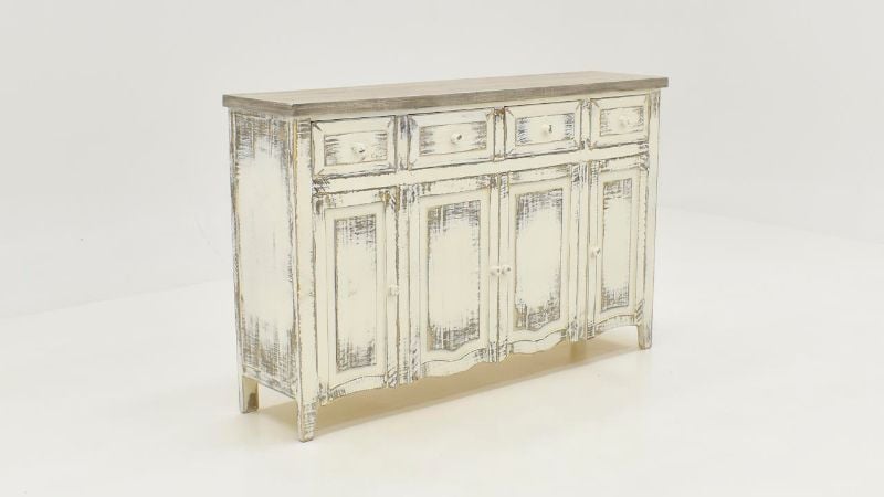 Picture of Lexie 4 Drawer 4 Door Console - Off White