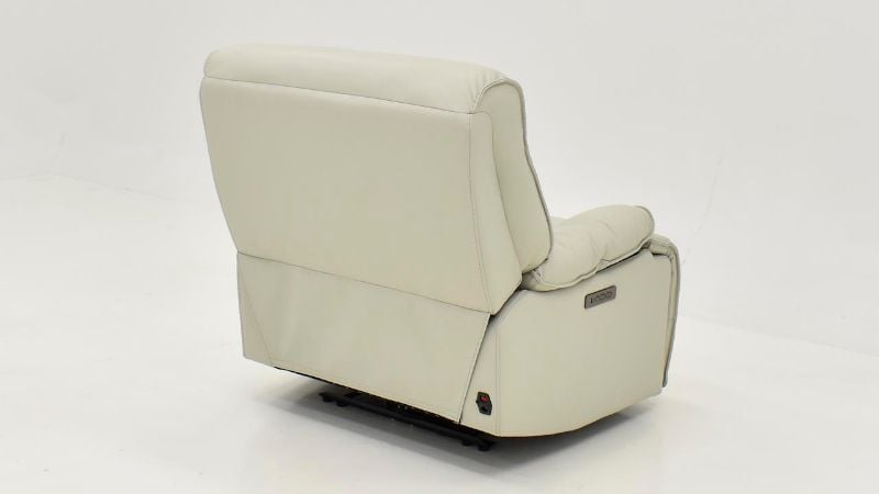 Picture of Bringle Leather Power Recliner - Light Gray