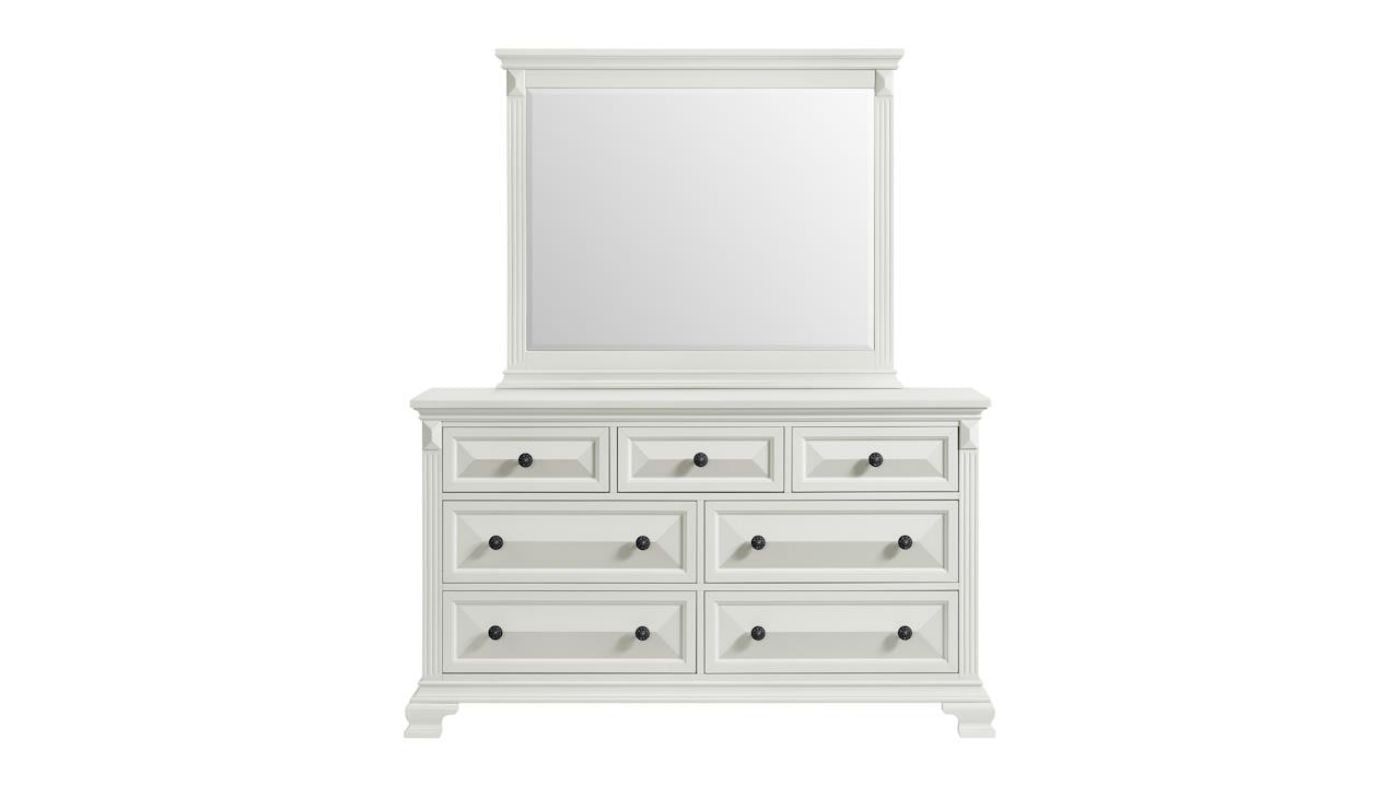 Picture of Bridgestone Queen Panel Bedroom Set - White