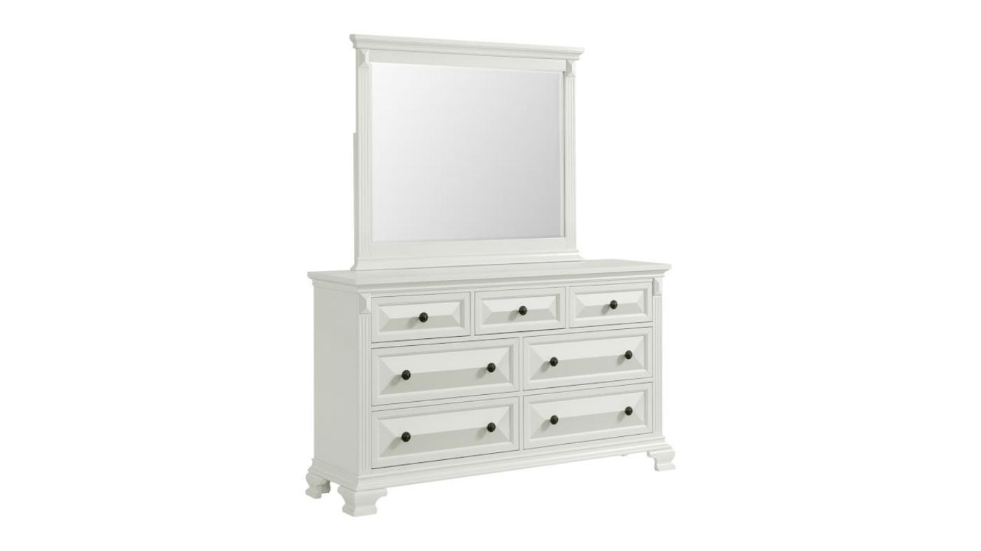 Picture of Bridgestone Queen Panel Bedroom Set - White