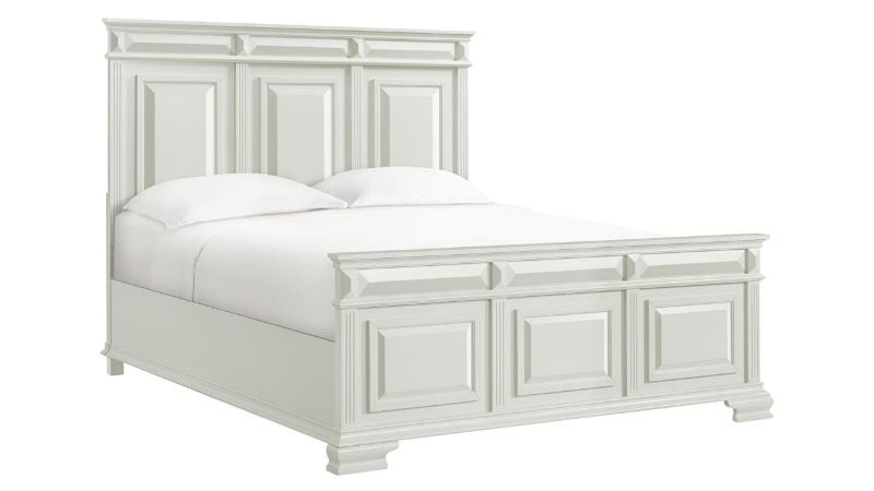 Picture of Bridgestone King Panel Bed Set - White