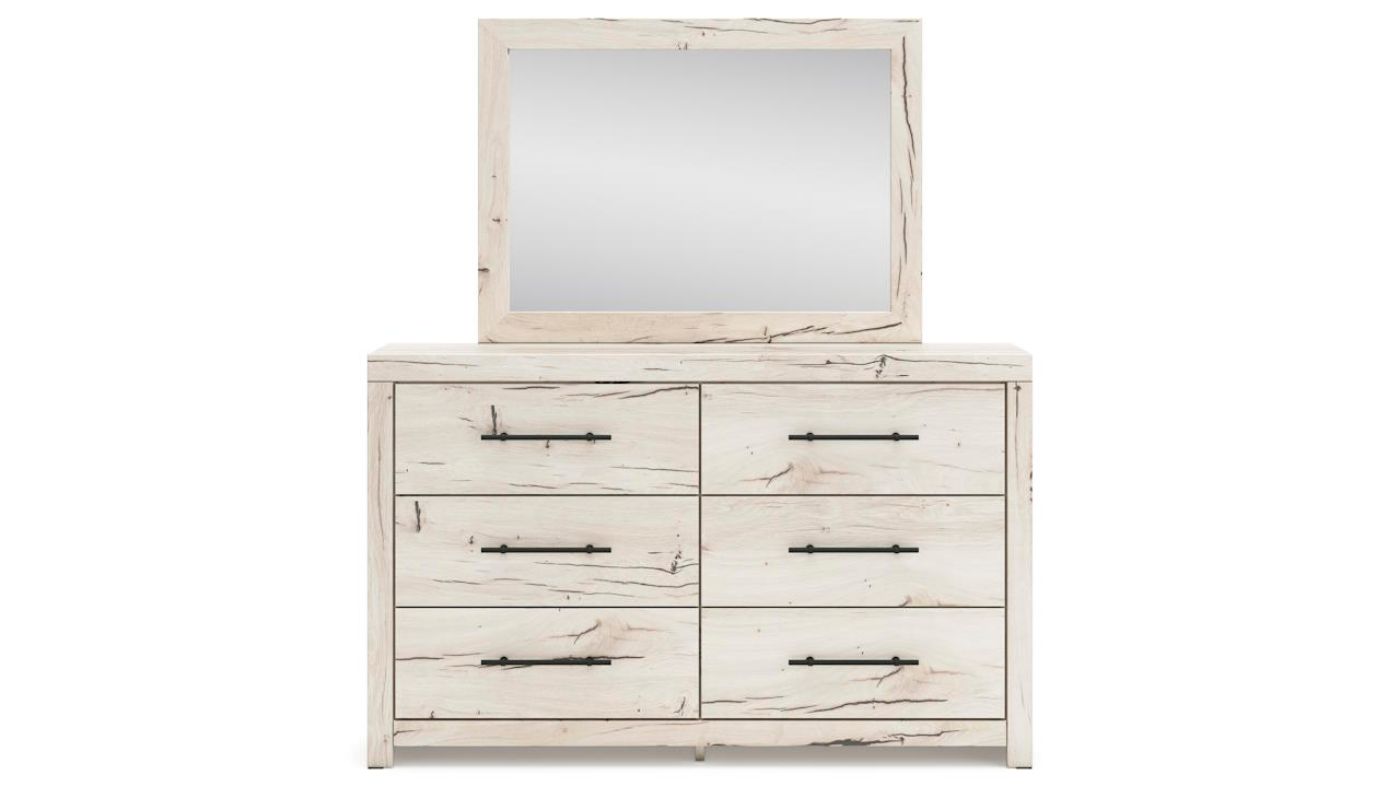 Picture of Lawroy Dresser with Mirror - Off White