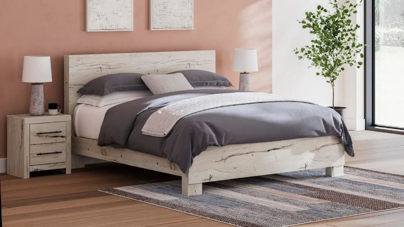 Picture of Lawroy King Bed - Off White