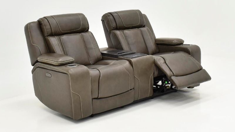 Picture of Bentley Power Console with Cooling Compartment - Brown