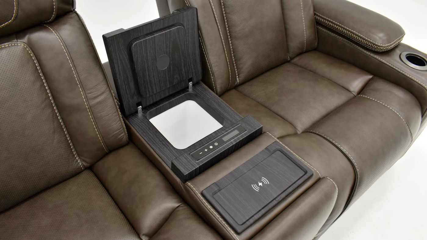 Picture of Bentley Power Console with Cooling Compartment - Brown