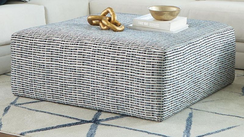 Picture of Polaris Cocktail Ottoman - Blue