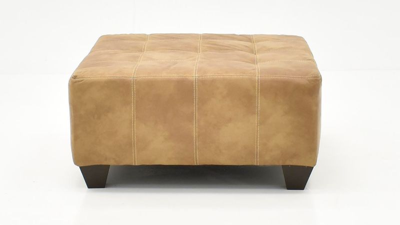 Picture of Crow Cocktail Ottoman - Camel