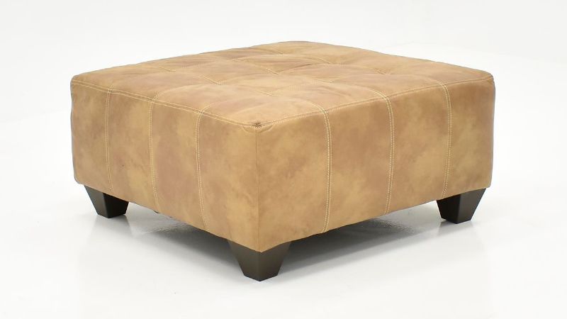 Picture of Crow Cocktail Ottoman - Camel