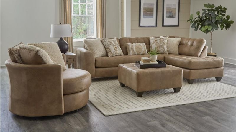 Picture of Crow 2-Piece Sectional - Camel