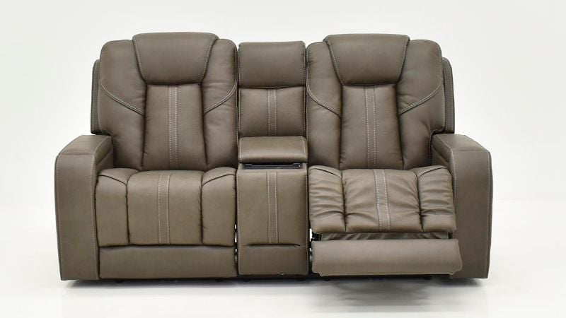 Picture of Alpha Power Loveseat with Audio - Smoke