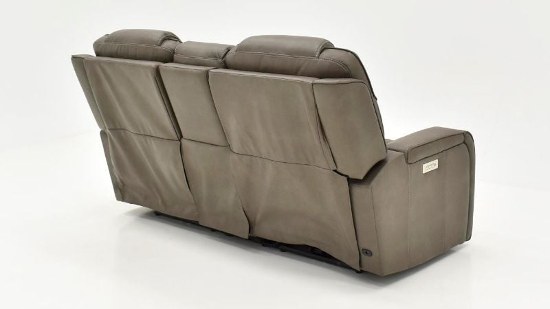 Picture of Alpha Power Loveseat with Audio - Smoke