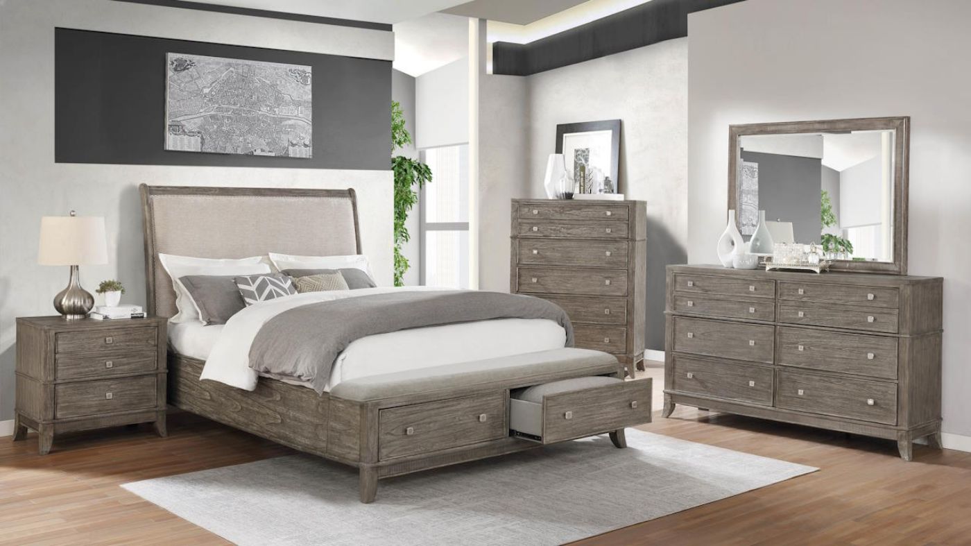 Picture of Cloey Queen Bedroom Set - Gray