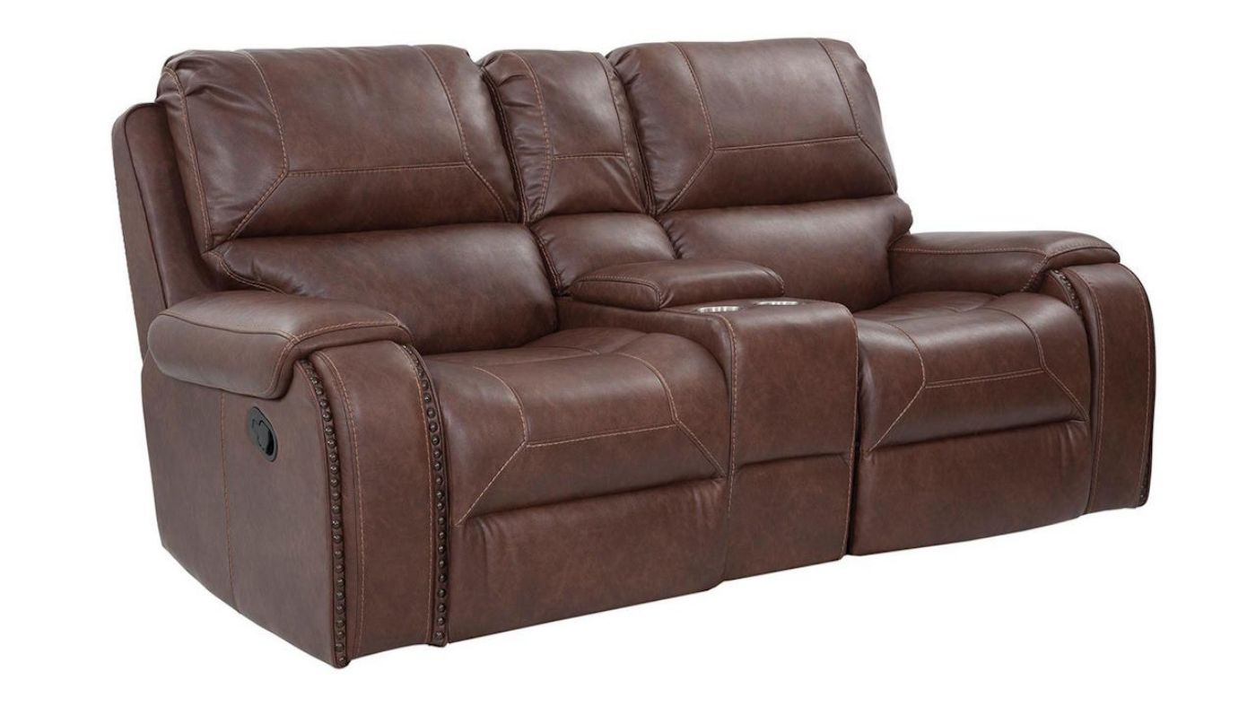 Picture of Rich Classic Sofa and Free Loveseat - Brown