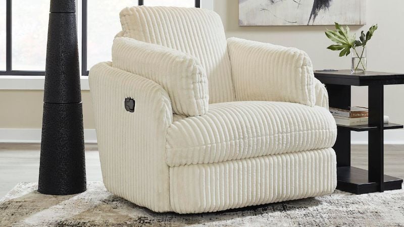 Picture of Tie Breaker Swivel Glider Recliner - Ivory