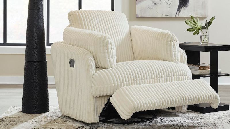 Picture of Tie Breaker Swivel Glider Recliner - Ivory