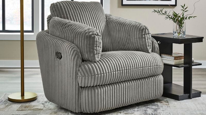 Picture of Tie Breaker Swivel Glider Recliner - Gray