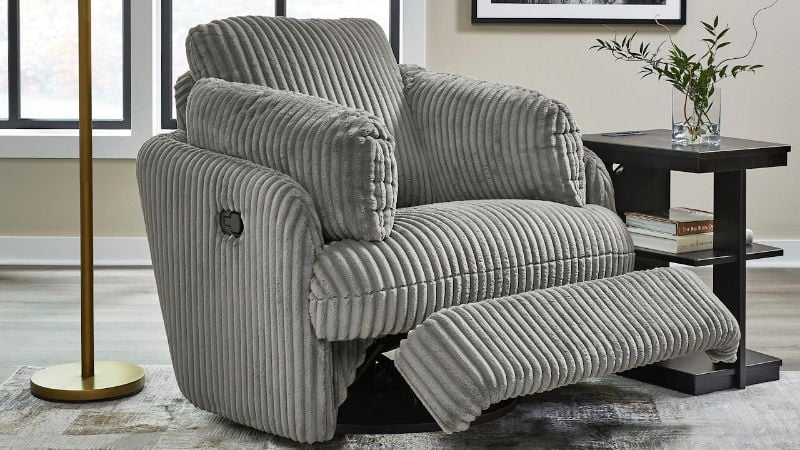 Picture of Tie Breaker Swivel Glider Recliner - Gray