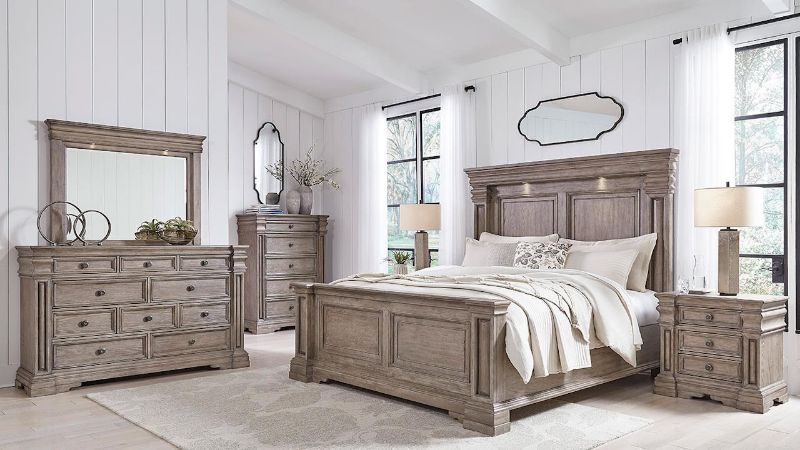 Picture of Blairhurst Panel Bedroom Set - Brown