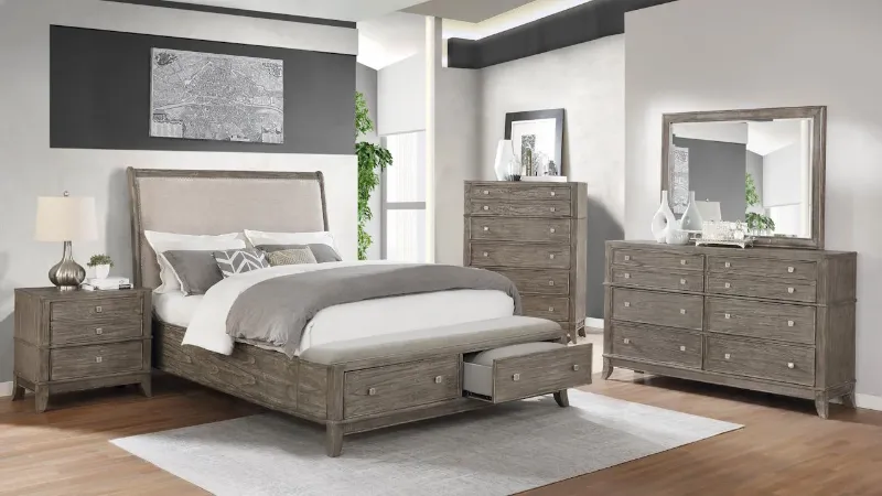 Picture of Cloey Storage Bedroom Set - Gray