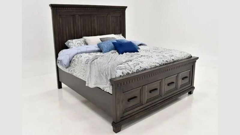 Picture of McCabe Queen Size Storage Bed - Brown