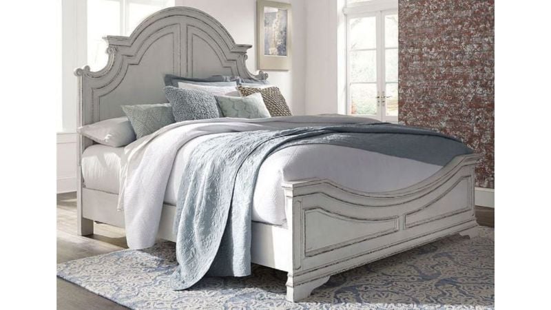 Picture of Magnolia Manor Queen Size Panel Bed - White