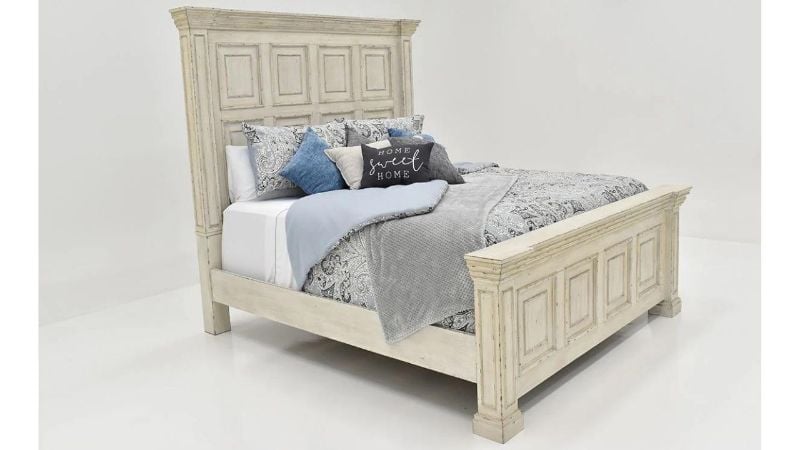 Picture of Big Valley Queen Size Bed - White