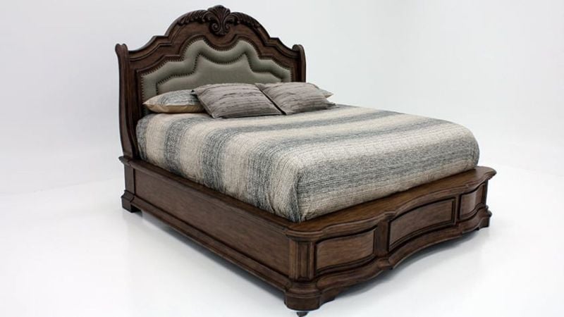 Picture of Tulsa Queen Size Bed - Light Brown