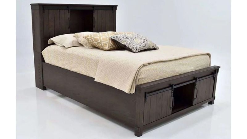 Picture of Scott Queen Size Storage Bed -  Dark Brown