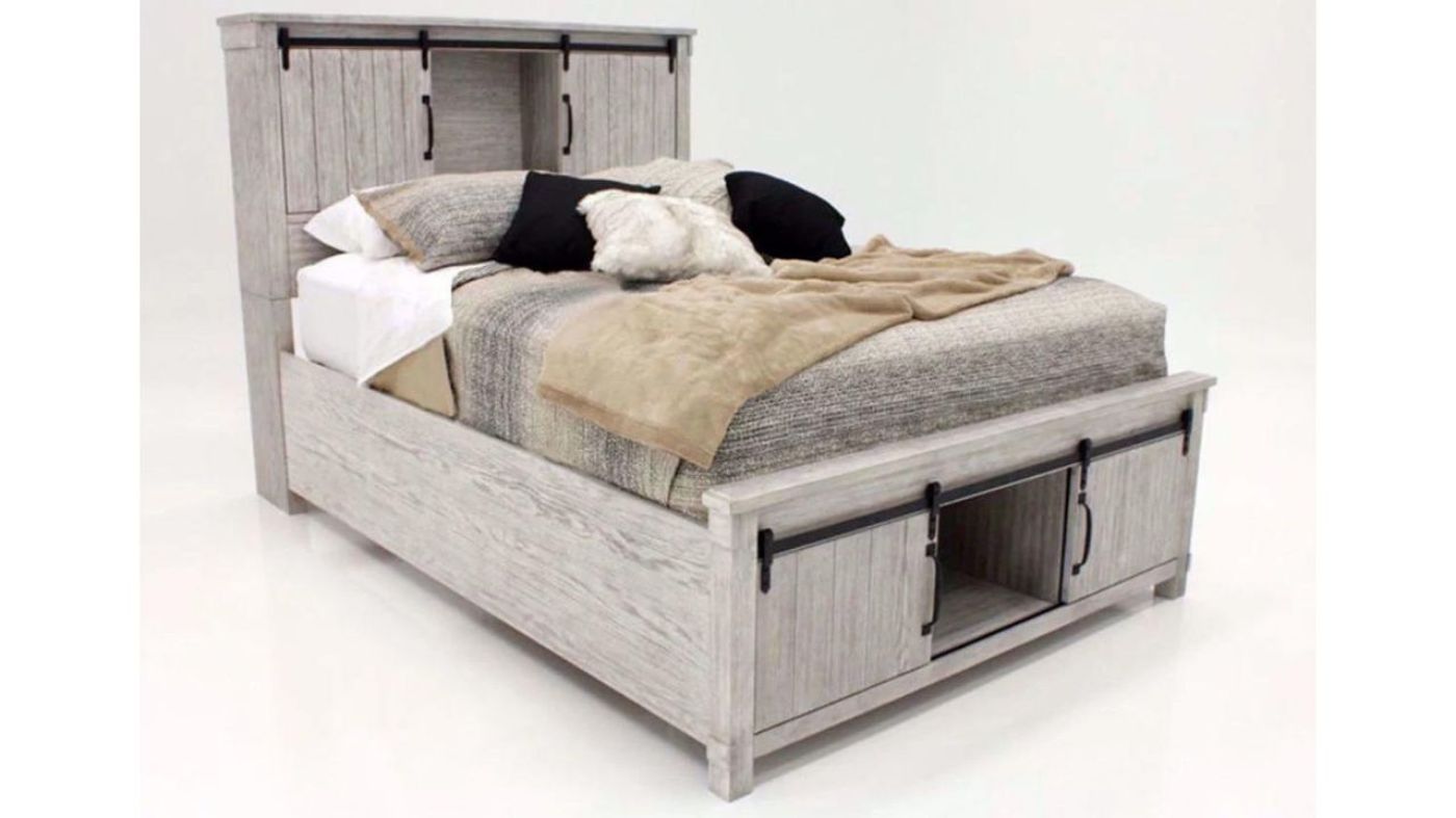 Picture of Scott Queen Size Storage Bed - White