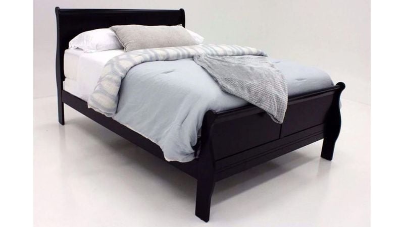 Picture of Louis Philippe King Size Bed – Black