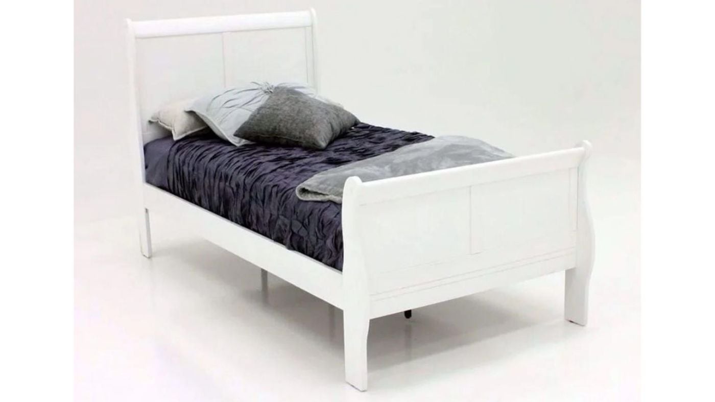 Picture of Louis Philippe Twin Sleigh Bed - White