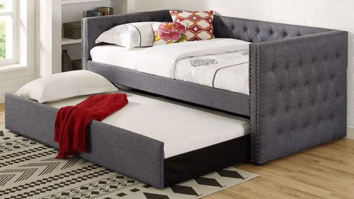 Picture of Trina Daybed with Trundle - Gray