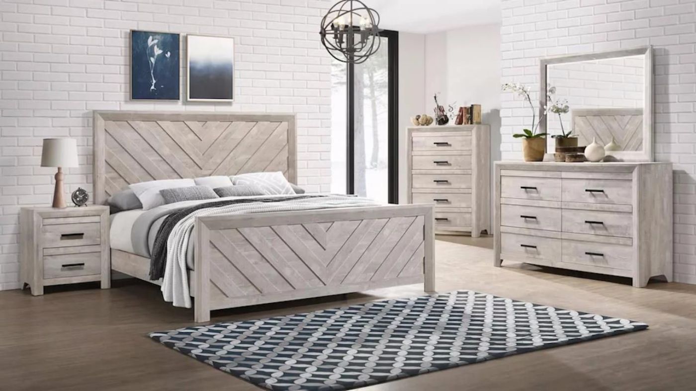 Picture of Ellen Panel Bedroom Set - White