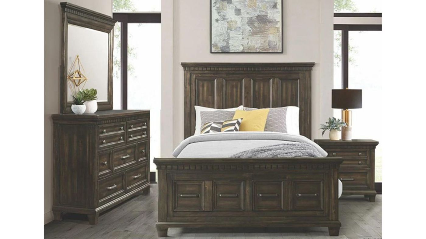 Picture of McCabe Storage Bedroom Set - Brown