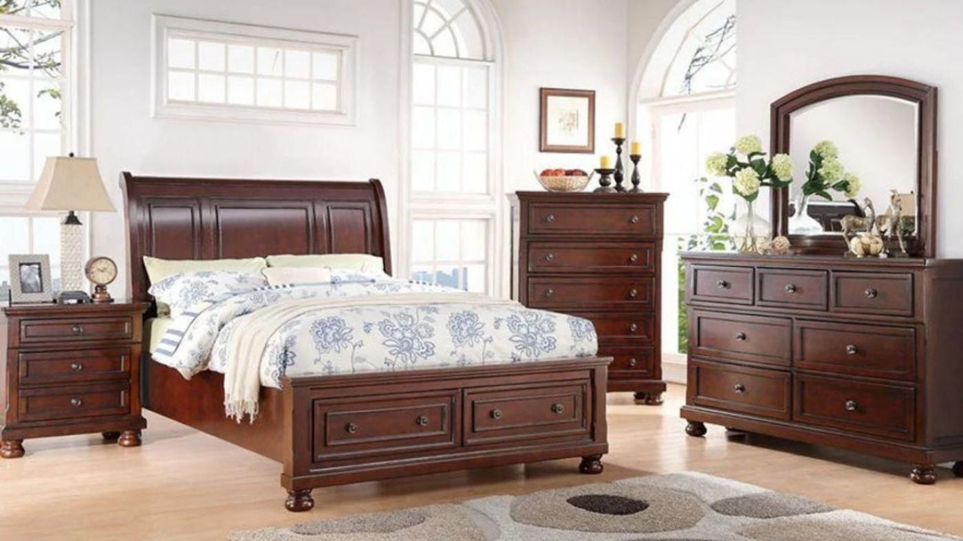 Picture of Sophia King Storage Bedroom Set - Brown