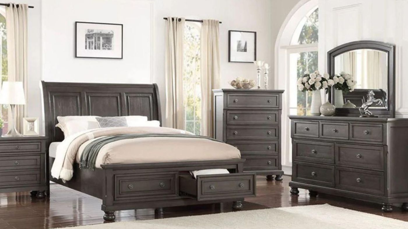 Picture of Sophia Queen Storage Bedroom Set - Gray