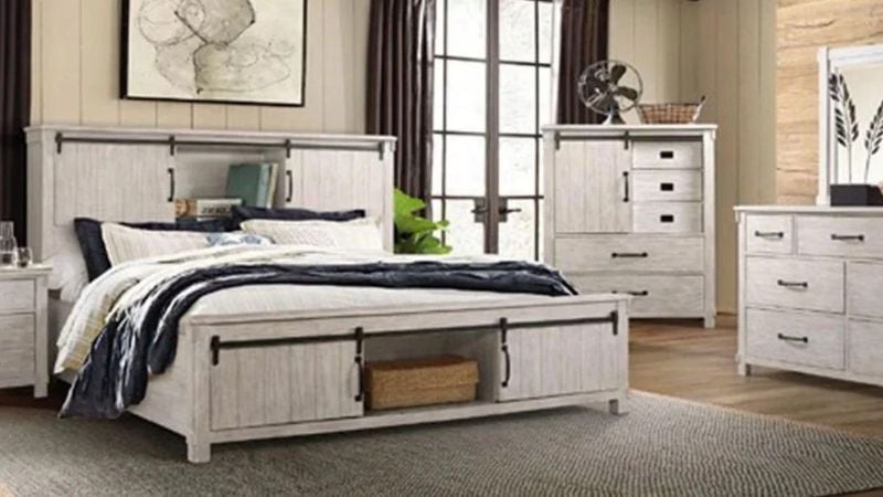 Picture of Scott Queen Size Storage Bedroom Set - White