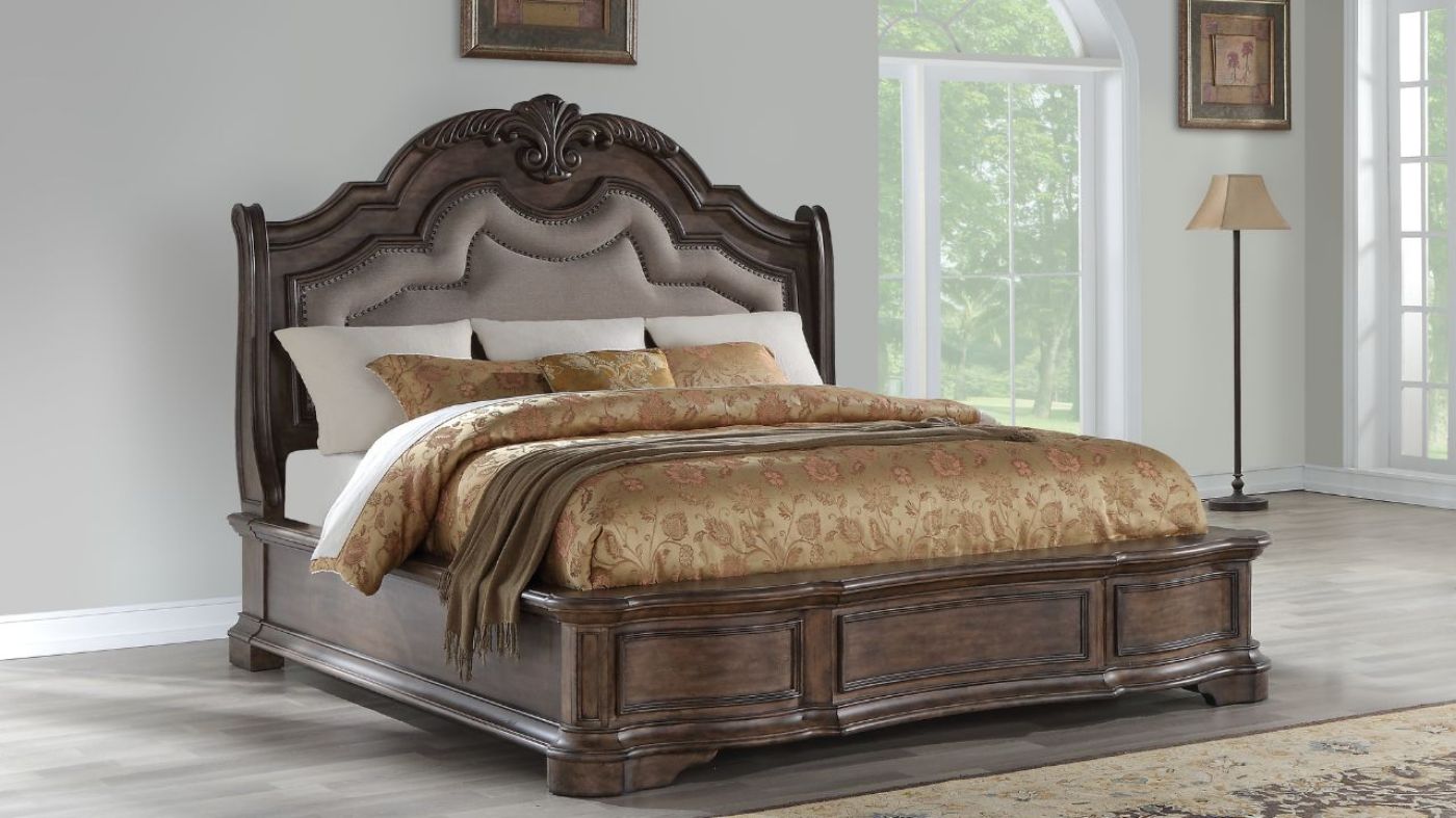 Picture of Tulsa King Size Bed - Light Brown