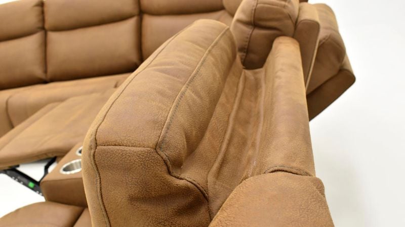 Picture of Kelly Power Sectional - Brown