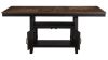 Picture of Bermuda 6-Piece Counter Table Set - Black with Brown Top