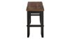 Picture of Bermuda 6-Piece Counter Table Set - Black with Brown Top