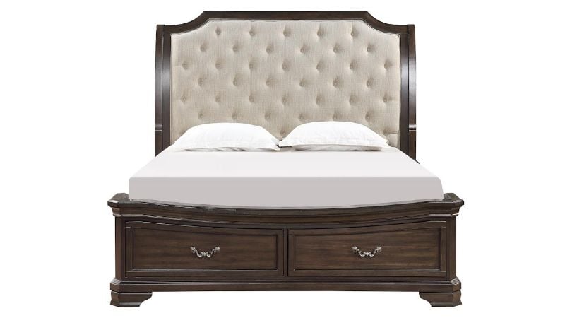 Picture of Lyndhurst King Storage Bed - Brown