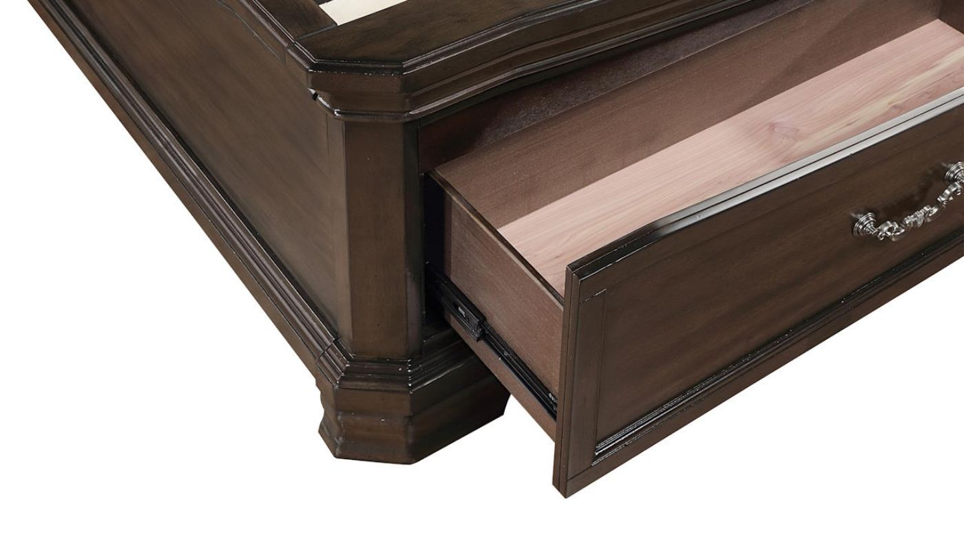 Picture of Lyndhurst King Storage Bed - Brown