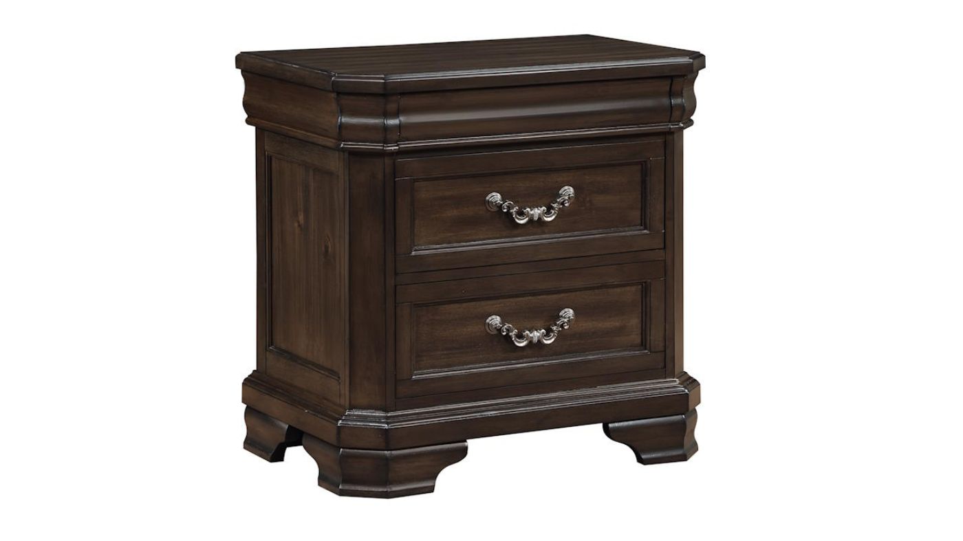 Picture of The Lyndhurst King Storage Bedroom Set - Brown