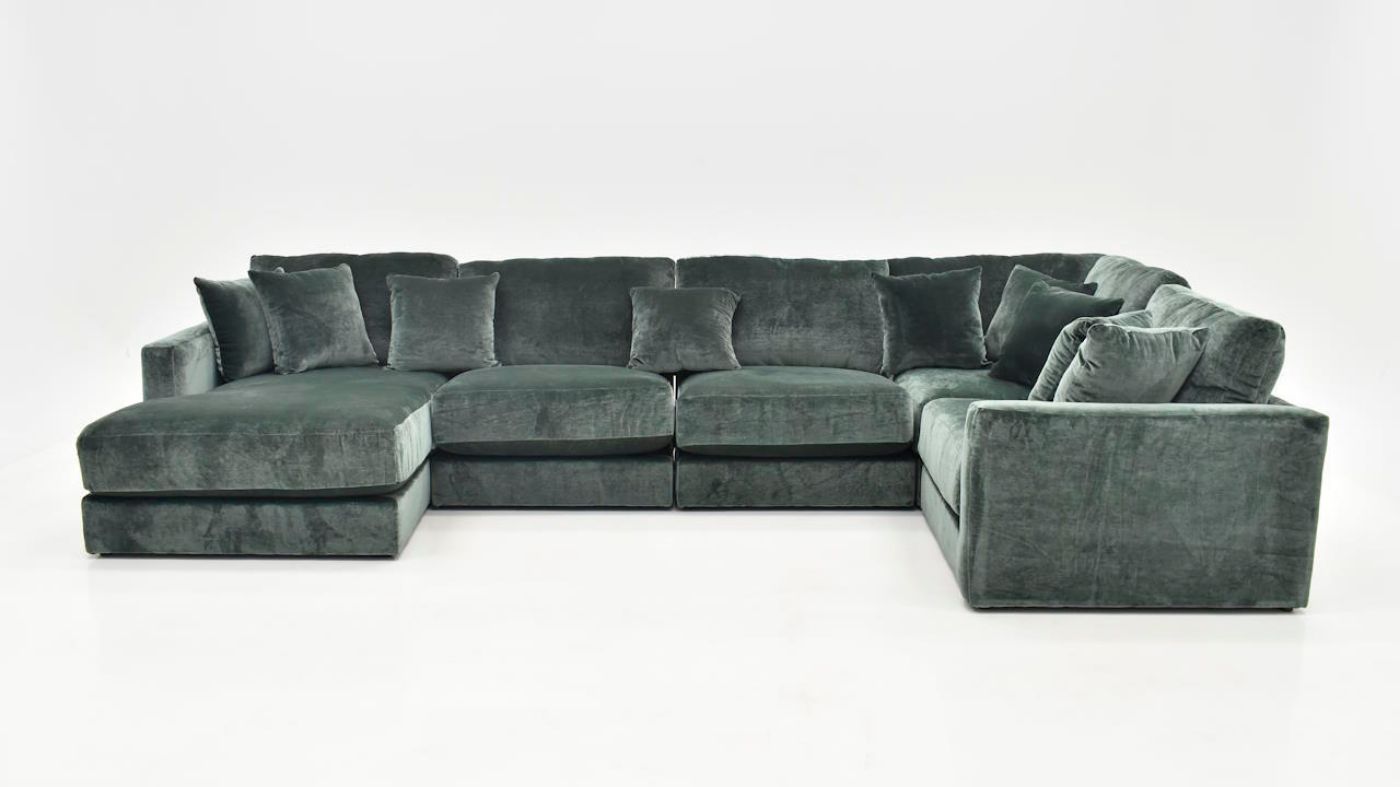 Picture of Remington Left Sectional - Green