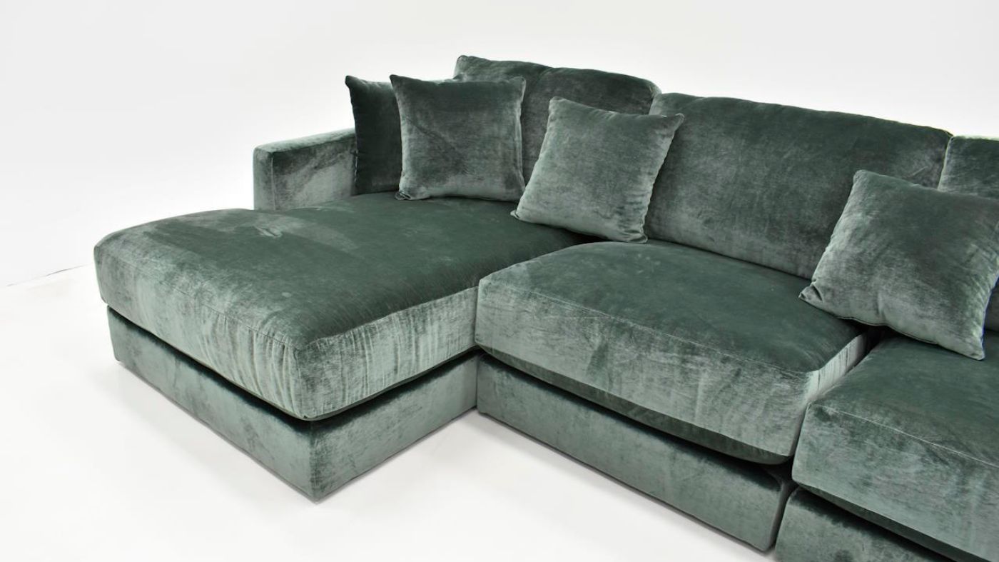 Picture of Remington Left Sectional - Green