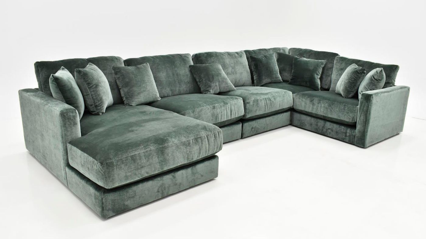 Picture of Remington Left Sectional - Green